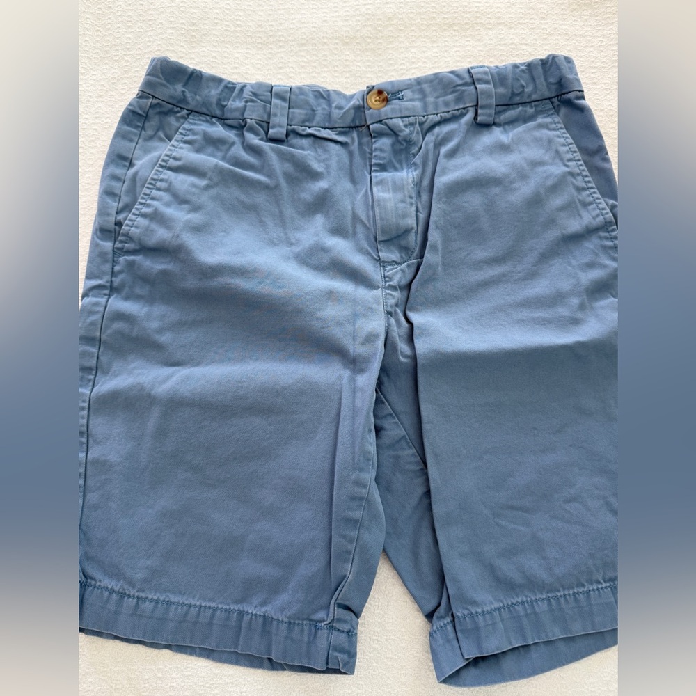 Boys, vineyard vines, blue jean colored Casual Cotton breaker Chino Shorts 12